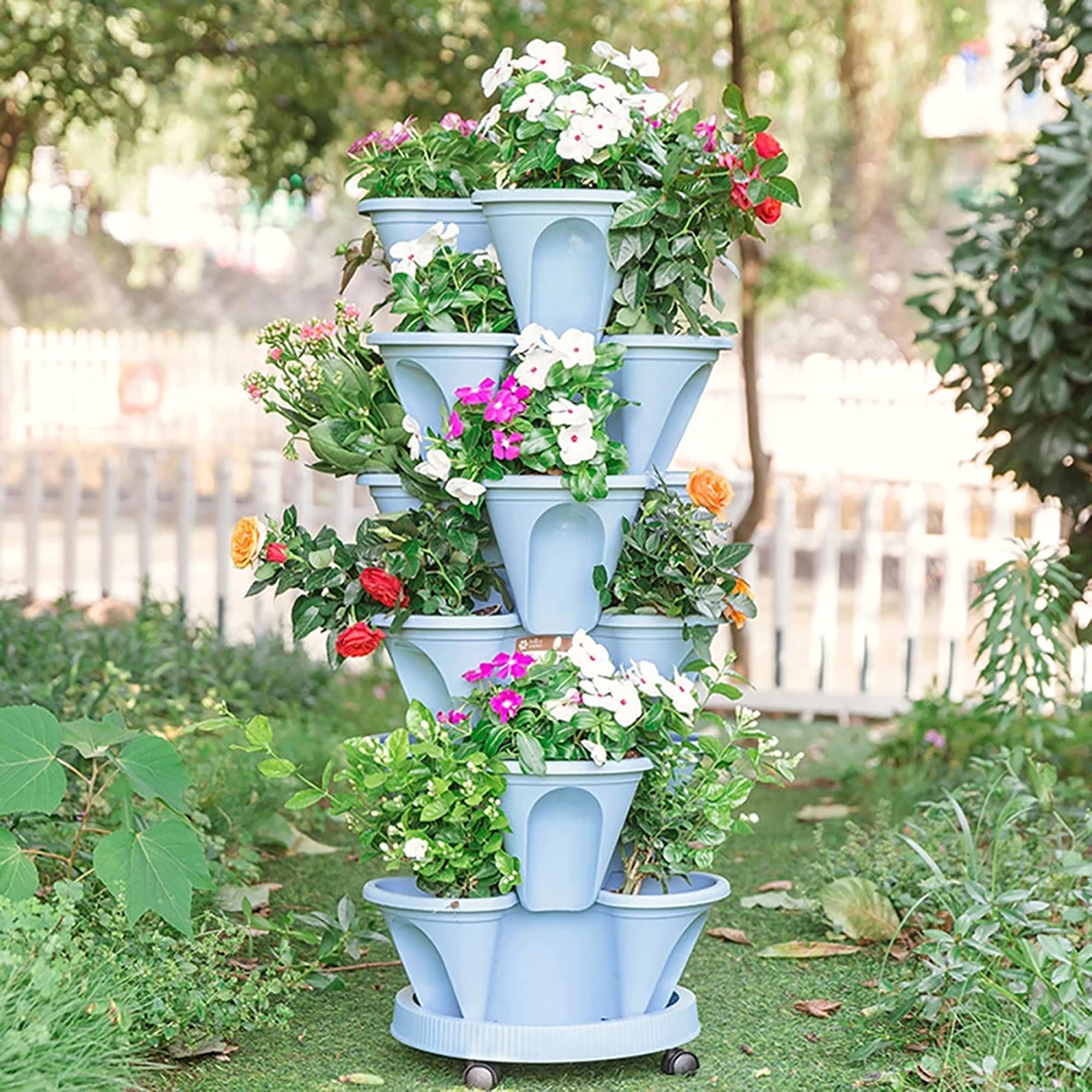 🌿 Vertical Plant Pot – Grow More, Use Less Space!
