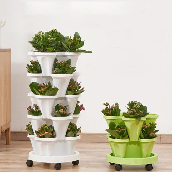 🌿 Vertical Plant Pot – Grow More, Use Less Space!